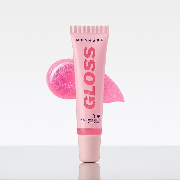 Блеск для губ сияющий Mermade Rose Gloss 14 г фото