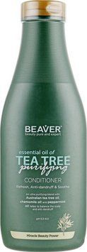 Укрепляющий кондиционер для волос с маслом чайного дерева Beaver Conditioner Tea Tree 730 мл фото