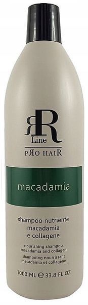 Шампунь для волос с маслом макадамии и коллагеном RR Line Macadamia Star 1000 мл фото