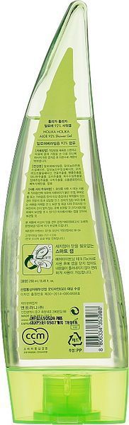 Заспокійливий гель для душа з алоє Holika Holika Aloe 92% Shover Gel 250 мл фото