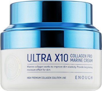 Крем для обличчя зволожуючий з колагеном Enough Collagen Ultra X10 Collagen Pro Marine Cream 50 мл фото