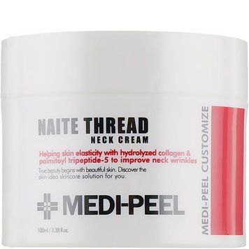 Крем антивіковий для шиї з комплексом пептидів Medi-Peel 3.0 Premium Naite Thread Neck Cream 100 мл фото