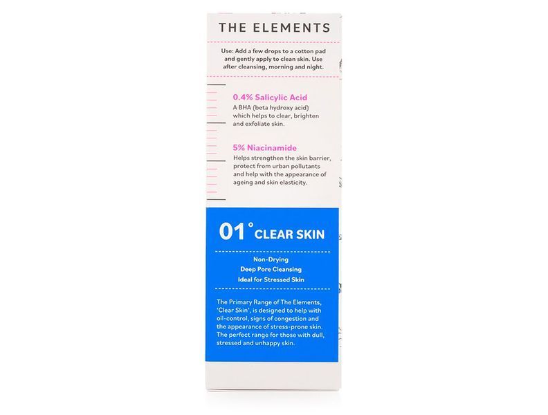 Тонер для лица с салициловой кислотой The Elements Skin Clarifying Toner 100 мл фото