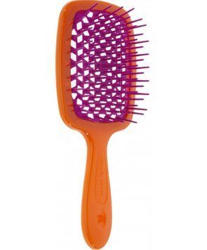Щетка для волос Superbrush Janeke оранжевая фиолетовая серединка фото