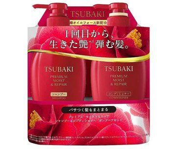 Набір для зволоження та відновлення волосся Tsubaki Premium Moist & Repair 2 шт &times; 450 мл фото