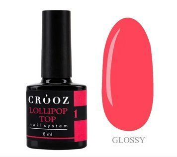 Закріплювач для гель-лаку вітражний Crooz Top Lollipop №01 8 мл фото
