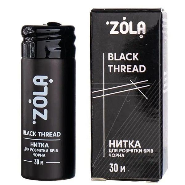 Нитка для розмітки ZOLA чорна 30 м фото