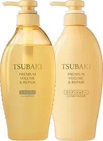 Набір для об'єму та відновлення волосся Tsubaki Premium Volume & Repair 2 шт &times; 450 мл фото