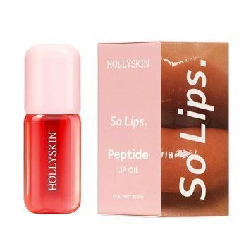 Олійка для губ зволожувальна Hollyskin So Lips Peptide Lip Oil 006 Mint Berry 4 мл фото