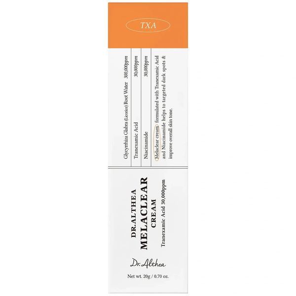 Крем для освещения постакне и выравнивание тона кожи лица Dr.Althea MelaClear Cream 20 г фото
