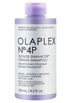 Тонирующий шампунь для волос Olaplex №4 Blonde Enhancer Toning Shampoo 250 мл фото