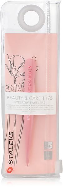 Пинцет для бровей точечный Staleks Beauty & Care фото