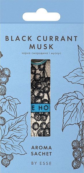 Ароматическое саше Черная смородина и Мускус Esse Black Currant Musk 20 г фото