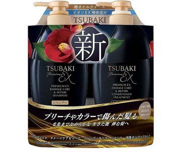 Набор для поврежденных волос Tsubaki Premium EX Intensive Repair 2 шт x 400 мл фото