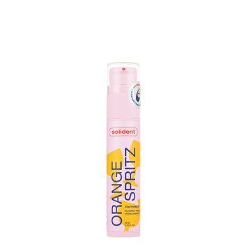 Зубна паста апельсиновий шприц з фтором Solident Orange Spritz Toothpaste 1450 ppm 60 мл фото