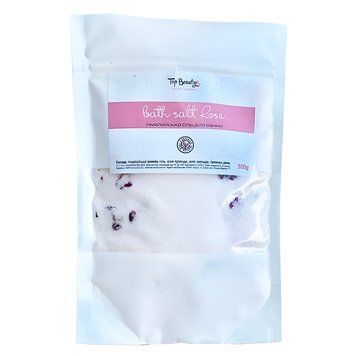 Соль Гималайская с лепестками розы для ванны Top Beauty Bath Salt Rose 300 г фото