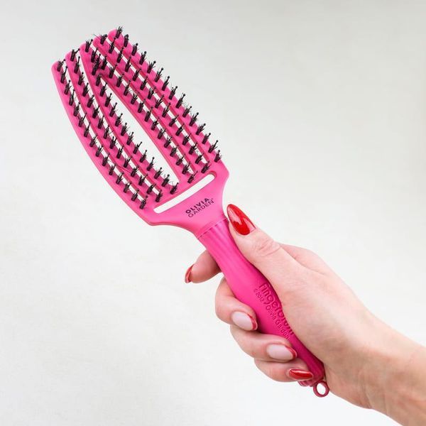 Щетка FINGER BRUSH COMBO BLUSH Hot Pink 2020 OLIVIA GARDEN фото