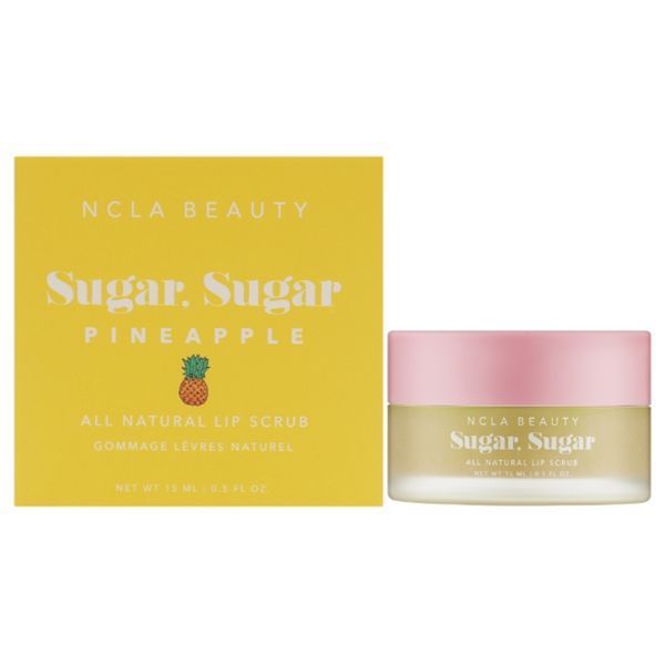 Скраб для губ цукровий NCLA Beauty Sugar, Sugar Pineapple 15 мл фото