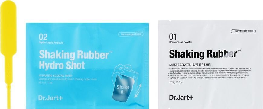 Альгінатна Маска зволожуюча для обличчя Dr.Jart+ Shaking Rubber Hydro Shot 50 г фото