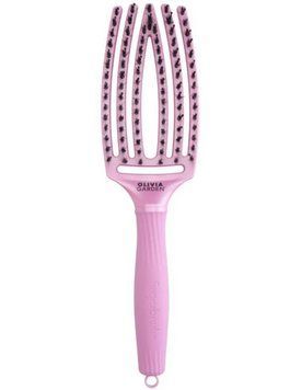 Щітка Finger Brush Care Iconic Boar & Nylon Celestial Pink OLIVIA GARDEN фото
