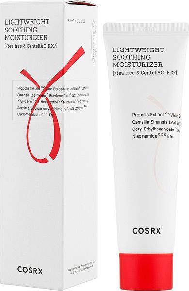 Крем из AHA BHA кислотами увлажняющий Cosrx AC Collection Lightweight Soothing Moisturizer 80 мл фото