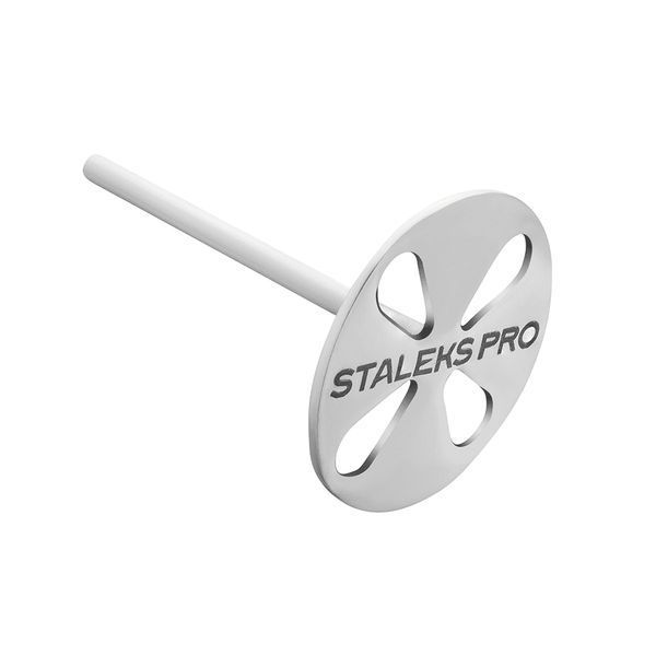 Диск педикюрный удлиненный в комплекте с изменяемым файлом Pododisk Staleks Expert L 180 грит 5 шт фото