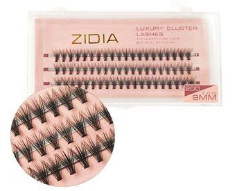 Вії накладні пучкові Zidia Cluster Lashes 20D C 0.10 (3 лєнти, розмір 9 мм) фото