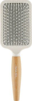 Антистатична щітка для волосся Masil Wooden Paddle Brush фото