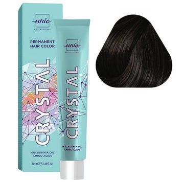 4/0 Крем-фарба для волосся Unic Crystal Шатен 100 мл фото