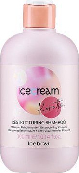 Шампунь восстанавливающий с кератином Inebrya Keratin Restructuring Shampoo 300 мл фото