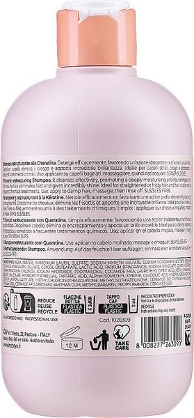 Шампунь восстанавливающий с кератином Inebrya Keratin Restructuring Shampoo 300 мл фото