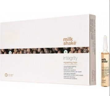 Ампулы для восстановления сухих и поврежденных волос Milk Shake Integrity Repairing Hair 8 х 12 мл фото