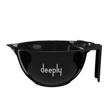 Миска пластикова перукарська чорна Deeply фото