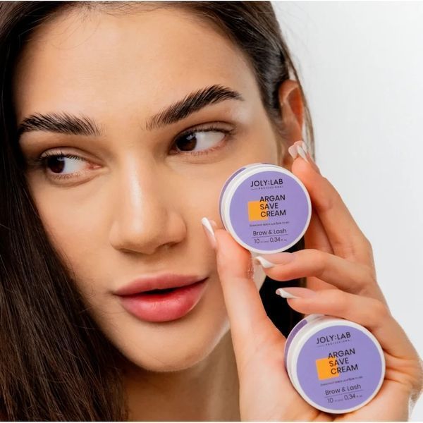 Крем захисний аргановий для брів та вій Joly:Lab Argan Save Cream 10 г фото