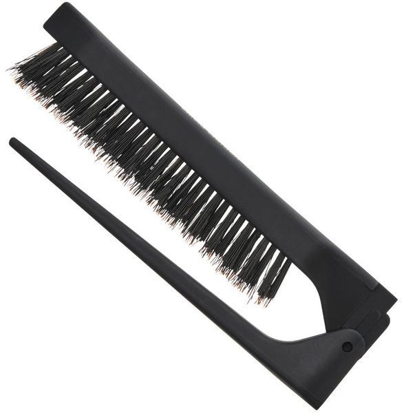 Щітка Olivia Garden для начосу Expert Style Up Boar Bristles Matt Black фото