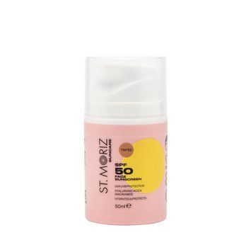 Тонирующий солнцезащитный крем для лица St Moriz Suncare SPF 50 Tinted Face Sunscreen 50 мл фото