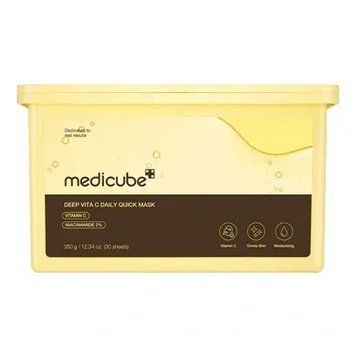 Набір тканинних масок з вітаміном С для освітлення обличчя Medicube Deep Vita C Daily Mask 30 шт фото