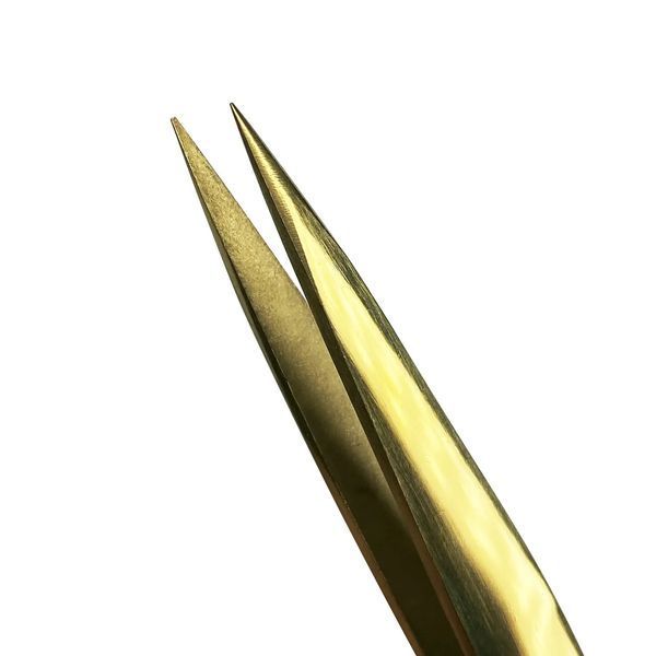 Пинцет для бровей точечный ZOLA Gold фото