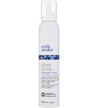 Пенка-крем несмываемая для светлых волос Milk Shake Silver Shine Whipped Cream 250 мл фото