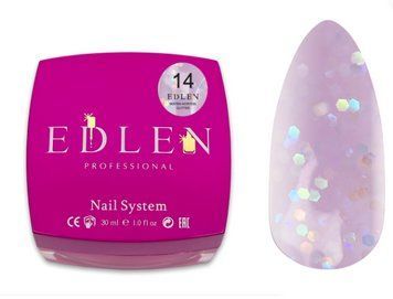 Гель Edlen Water Acrygel №14 Glitter 30 мл фото