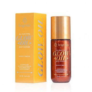 Олія-шимер для тіла Bogenia Glow Oil Body Shimmer №4 Radiant Bronze 100 мл фото