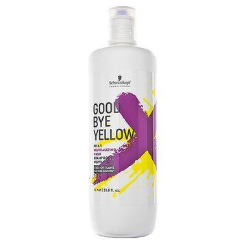 Goodbye Yellow шампунь антижелтый эффект Schwarzkopf Professional 1000 мл фото