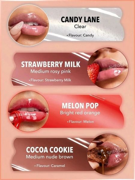 Бальзам для губ Sheglam Crystal Glaze Moisturizing Lip Care Cocoa Cookie 10 мл фото