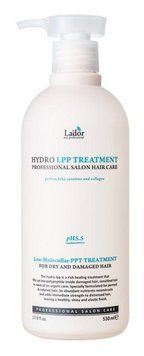 Маска протеиновая для поврежденных волос La'dor Hydro LPP Treatment 530 мл фото