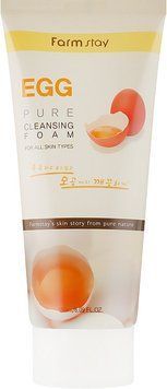 Очищаюча Пінка з яєчним екстрактом FarmStay Egg Pure Cleansing Foam 180 мл фото