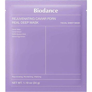 Маска гідрогелева омолоджувальна Biodance Rejuvenating Caviar PDRN Real Deep Mask 34 г фото