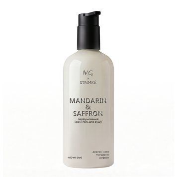 Крем-гель для душу парфумований MG & STRIMKA Mandarin & Saffron 400 мл фото