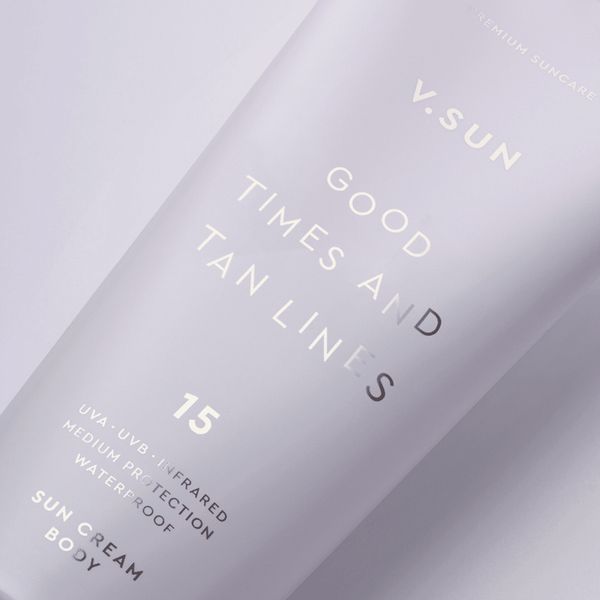 Сонцезахисний крем для тіла V.SUN sun cream body SPF 15 200 мл фото