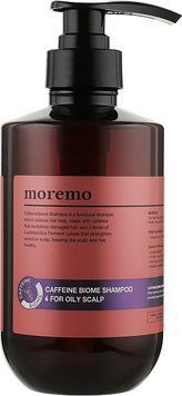 Шампунь кофеин-биом для жирной кожи Moremo Caffeine Biome Shampoo For Oily 500 мл фото