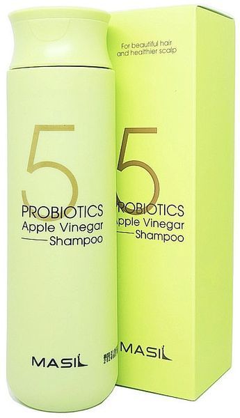 Шампунь с яблочным уксусом с пробиотиками Masil 5 Probiotics Apple Vinegar Shampoo 300 мл фото